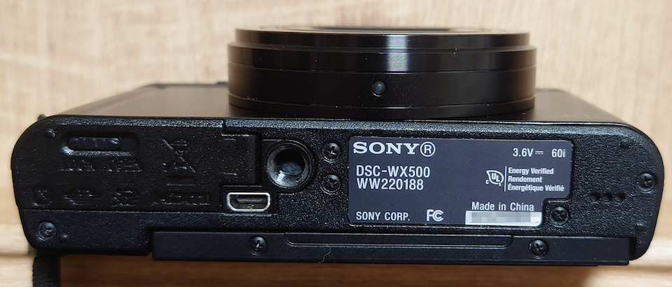 古いSONYのデジカメDSC-WX500をwebカメラ化(実験中)する方法でHDMI